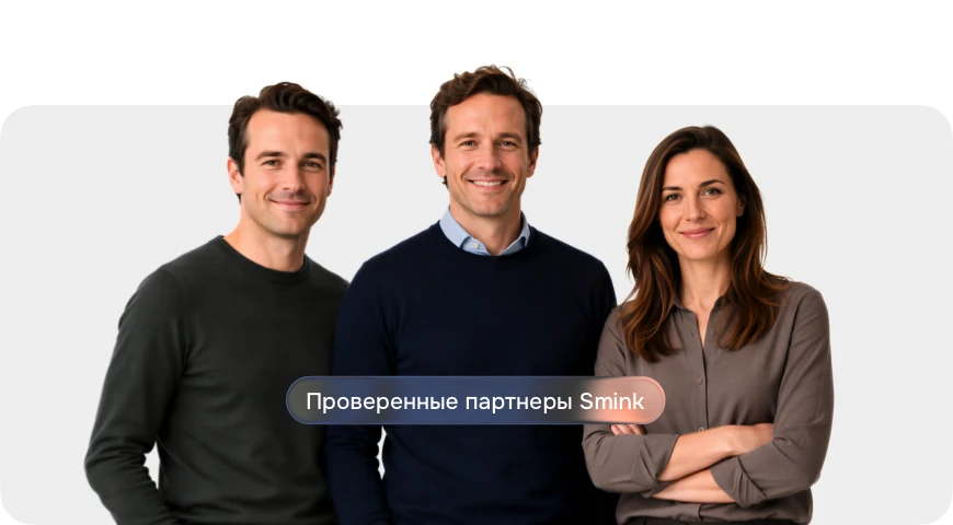 Выберите способ начала <br>работы в&nbsp;Smink