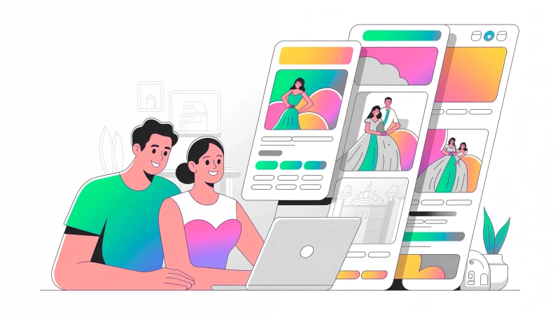 Как сделать сайт-приглашение на свадьбу