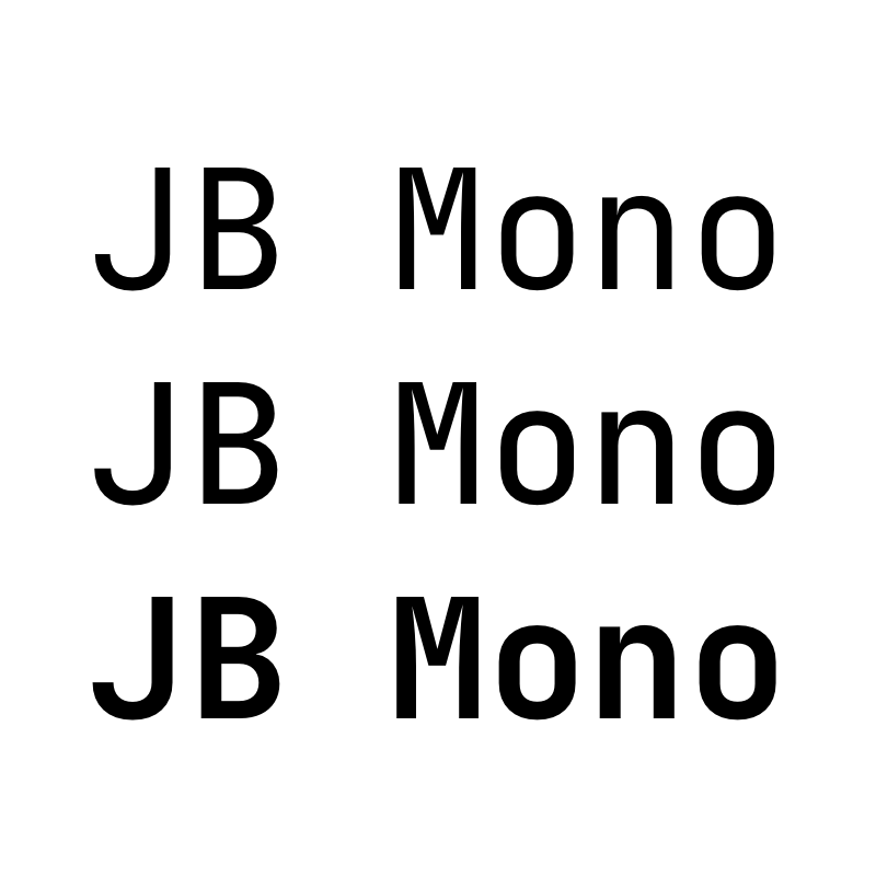 Шрифт JetBrains Mono