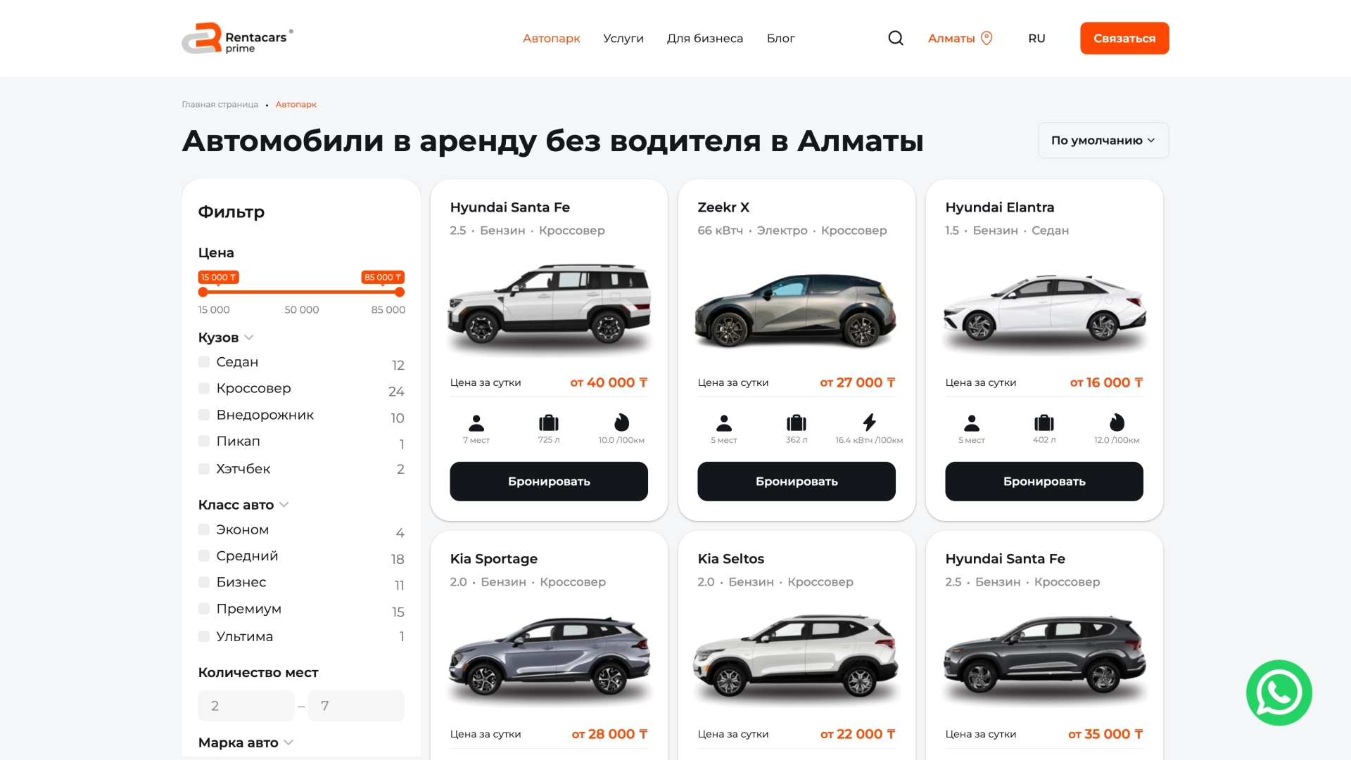 Каталог автомобилей