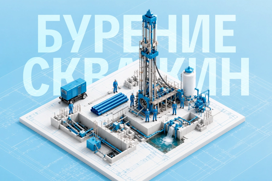 Бурение скважин под ключ